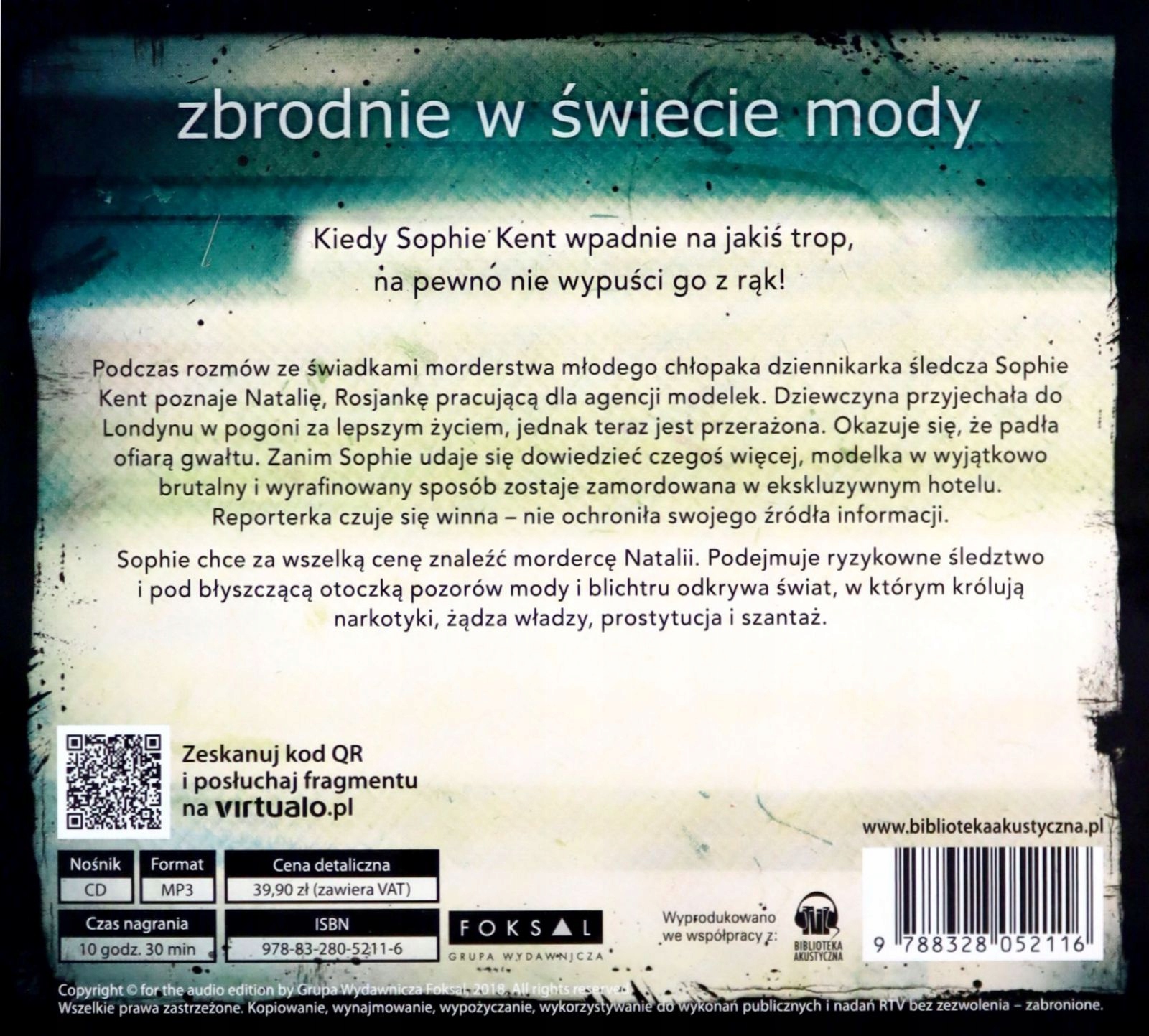 FASHION VICTIM - CORRIE JACKSON [AUDIOBOOK] Stan opakowania oryginalne