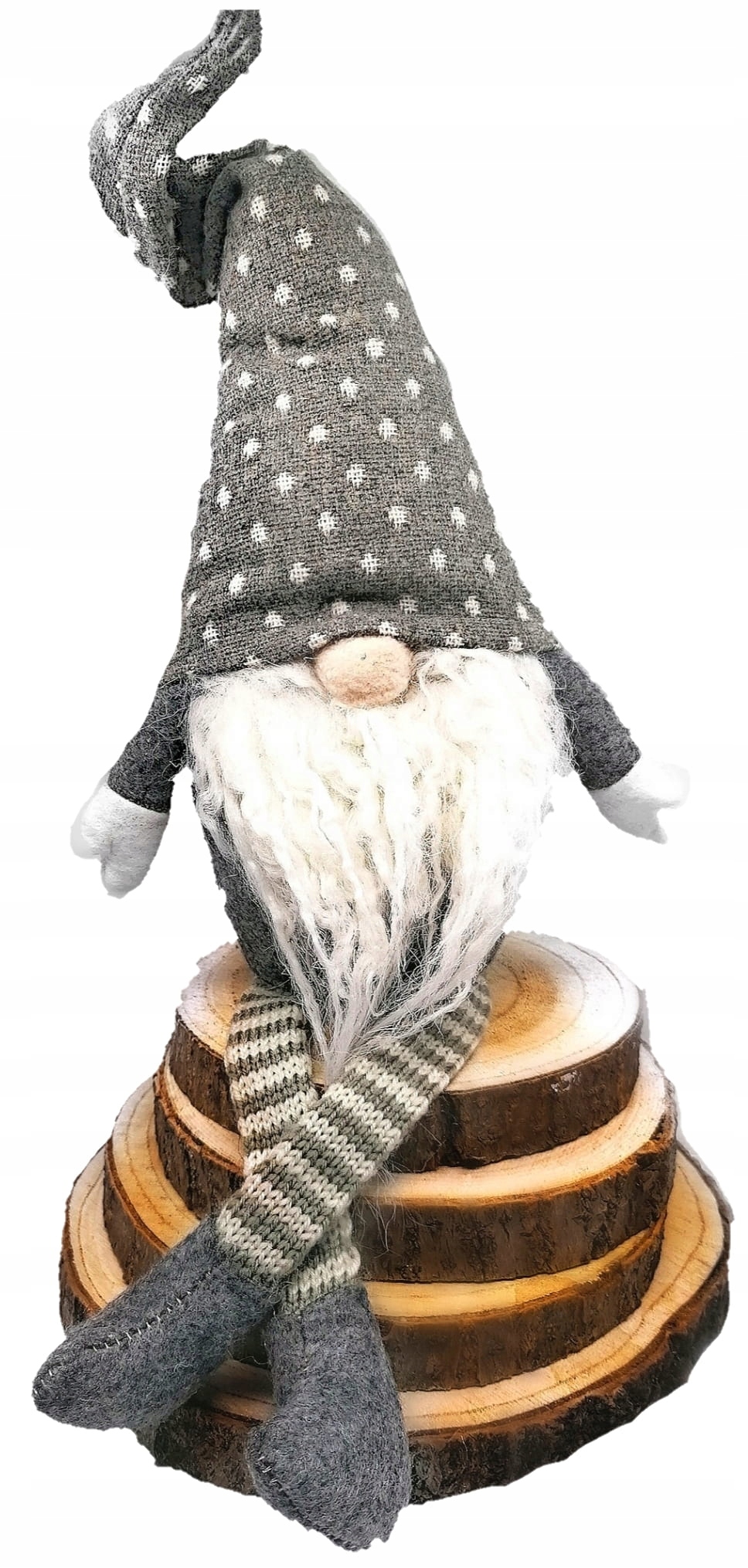 

Duży Skrzat Krasnal Świąteczny Figurka 47 CM