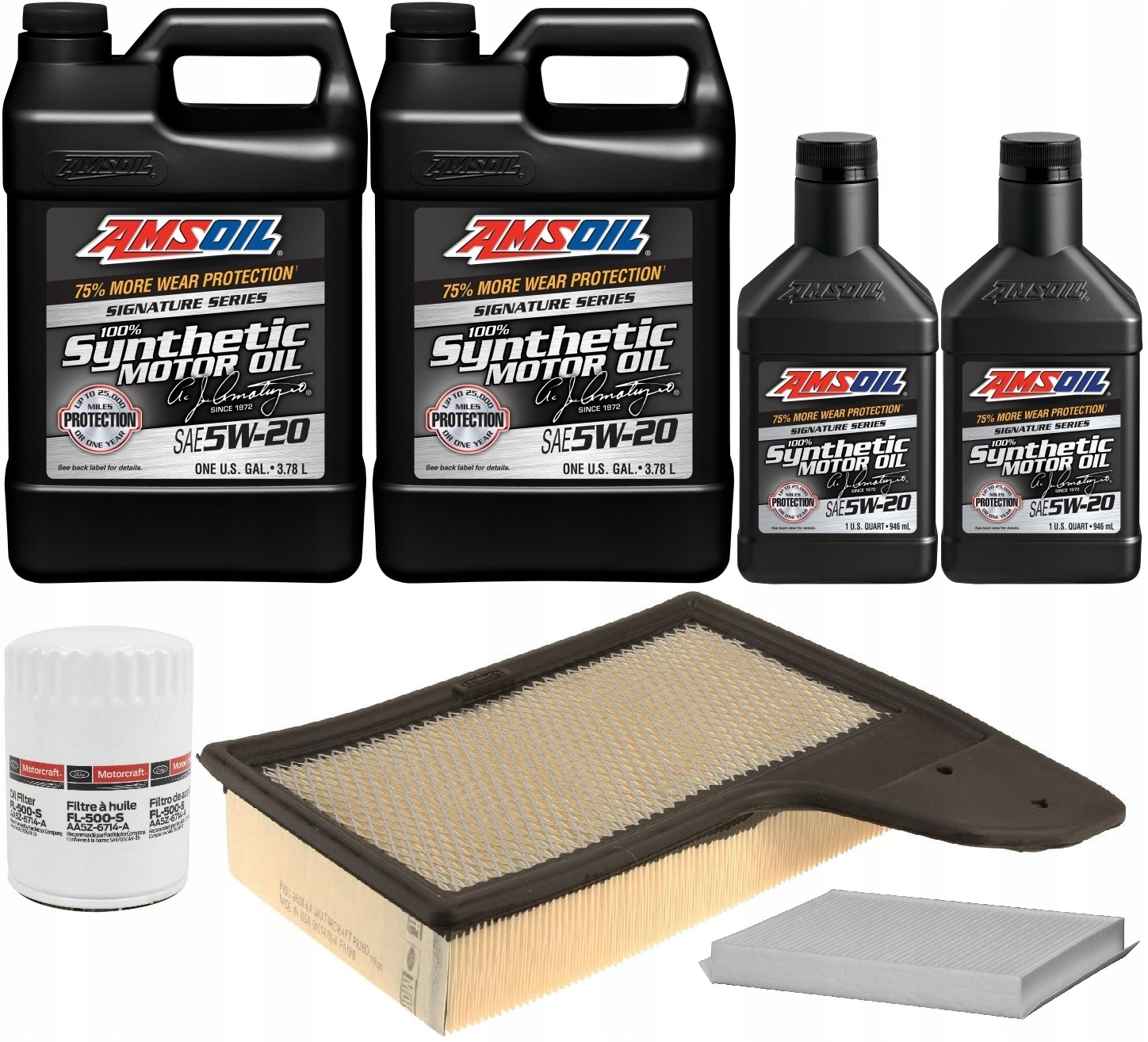 AMSOIL 5W20 + FILTRY FORD MUSTANG 5,0 18-20