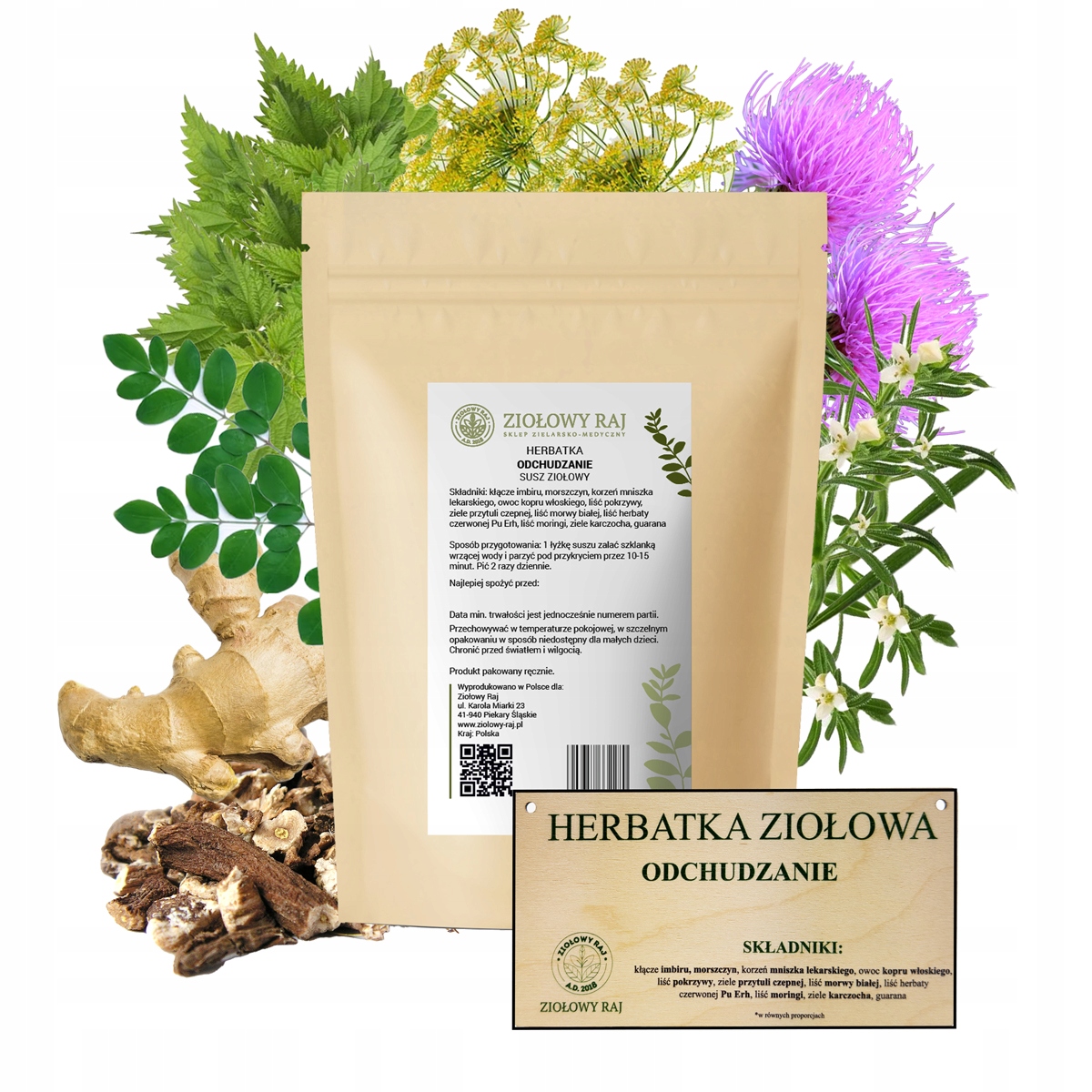 Bylinky na hubnutí 1000 g Nadváha Obezita Snížení hmotnosti Spalování
