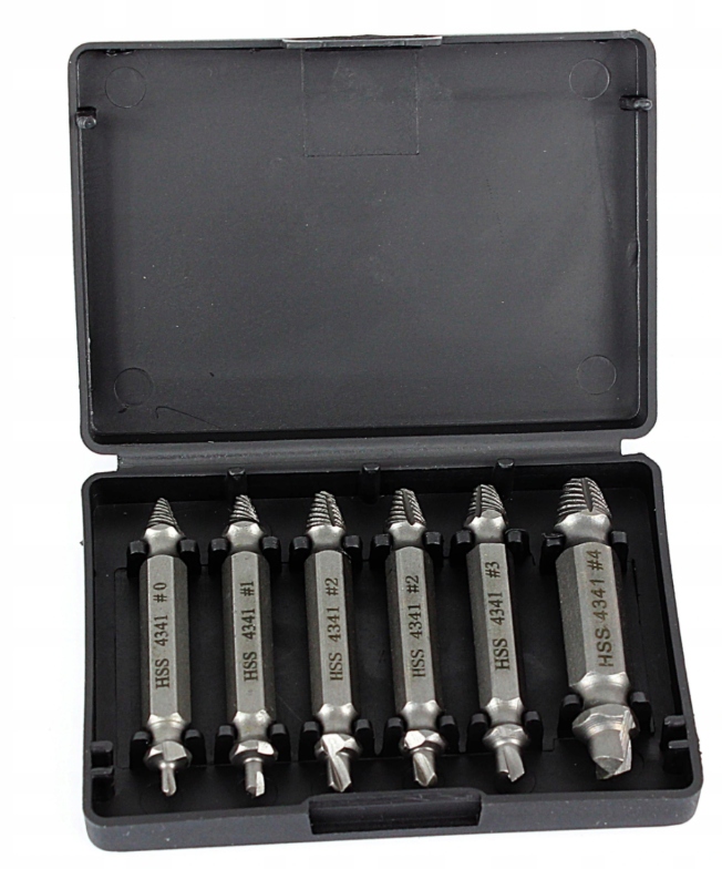 

Wykrętaki Zestaw D Usuwania Zerwanych Śrub Szpilek