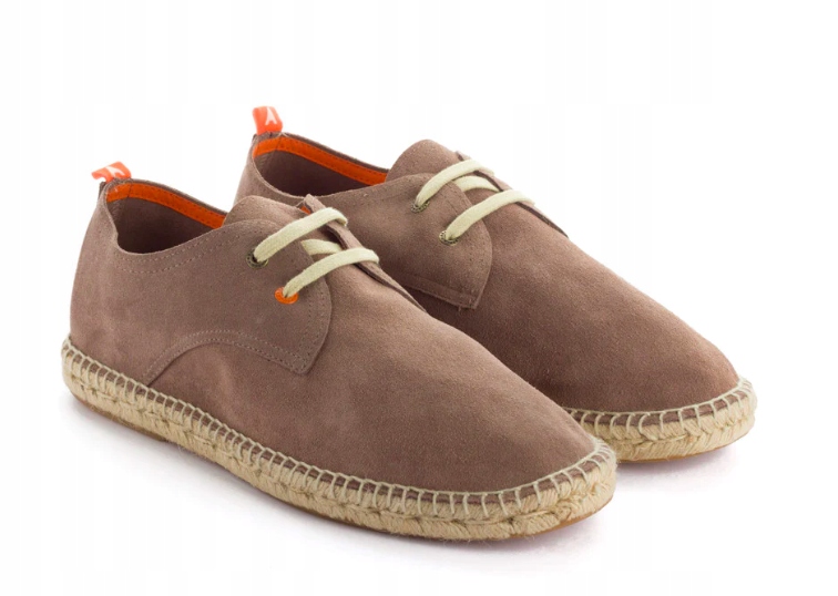 Skórzane espadryle męskie ABARCA - 45