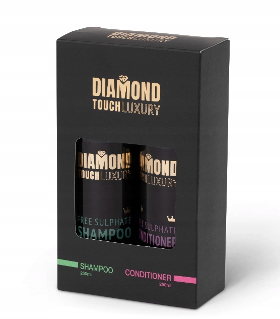 BOX PO KERATYNIE Diamond SZAMPON + ODŻYWKA 2x250ml
