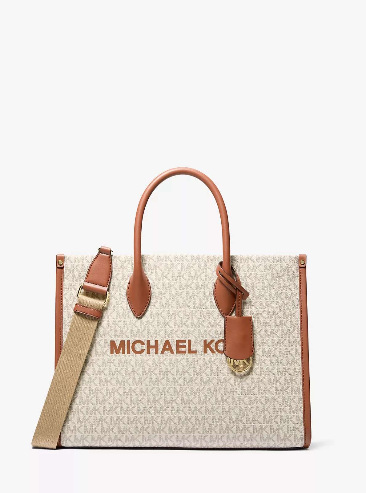 Michael Kors dámská velká kabelka Mirella mléčná logová