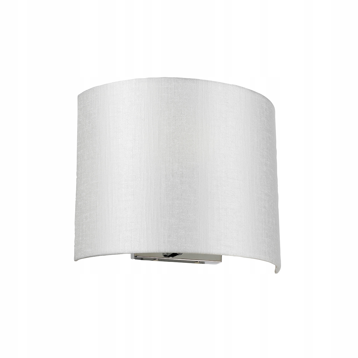 Nástenná lampa chrómová s krémovým tienidlom 29 cm do obývačky Designer's Lightbox