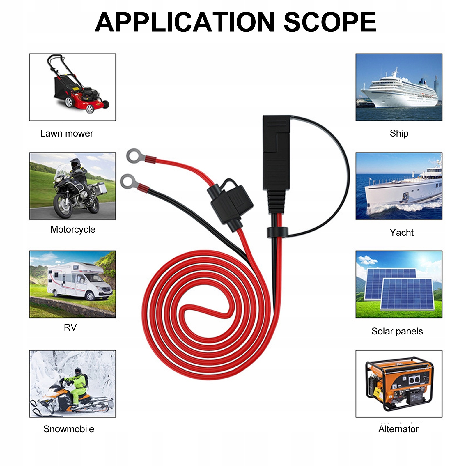 Kabel złącza akumulatora SAE Szybkozłączka SAE Stan opakowania oryginalne