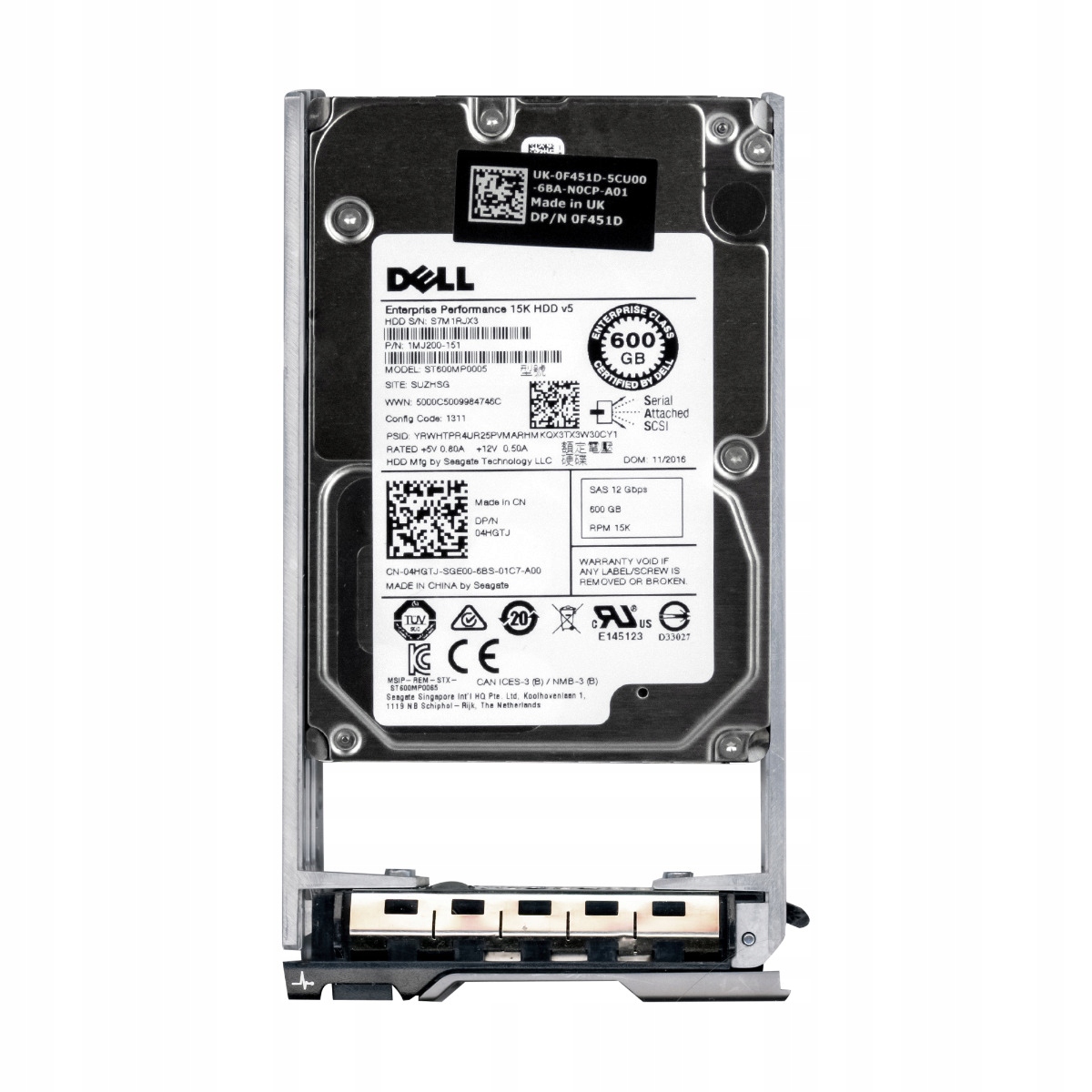 Dell 04HGTJ 600GB 15K 128MB SAS-3 2.5'' ST600MP0005