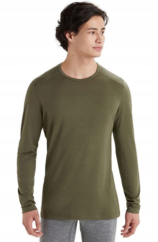 Koszulka Męska Icebreaker 200 Oasis Crew Ls loden L