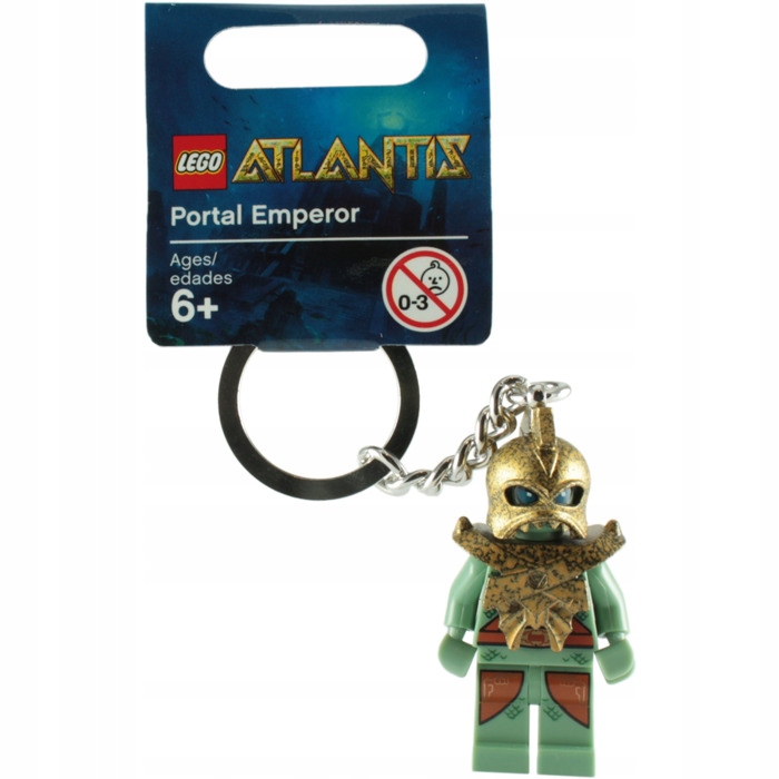 Lego Atlantis Emperor Imperator 852907 minifigurka brelok breloczek