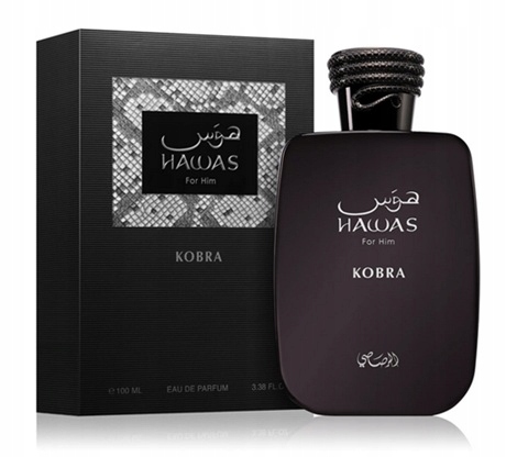 Rasasi Hawas Kobra 100 ML Parfémovaná Voda Pro Muže Arabské Parfémy
