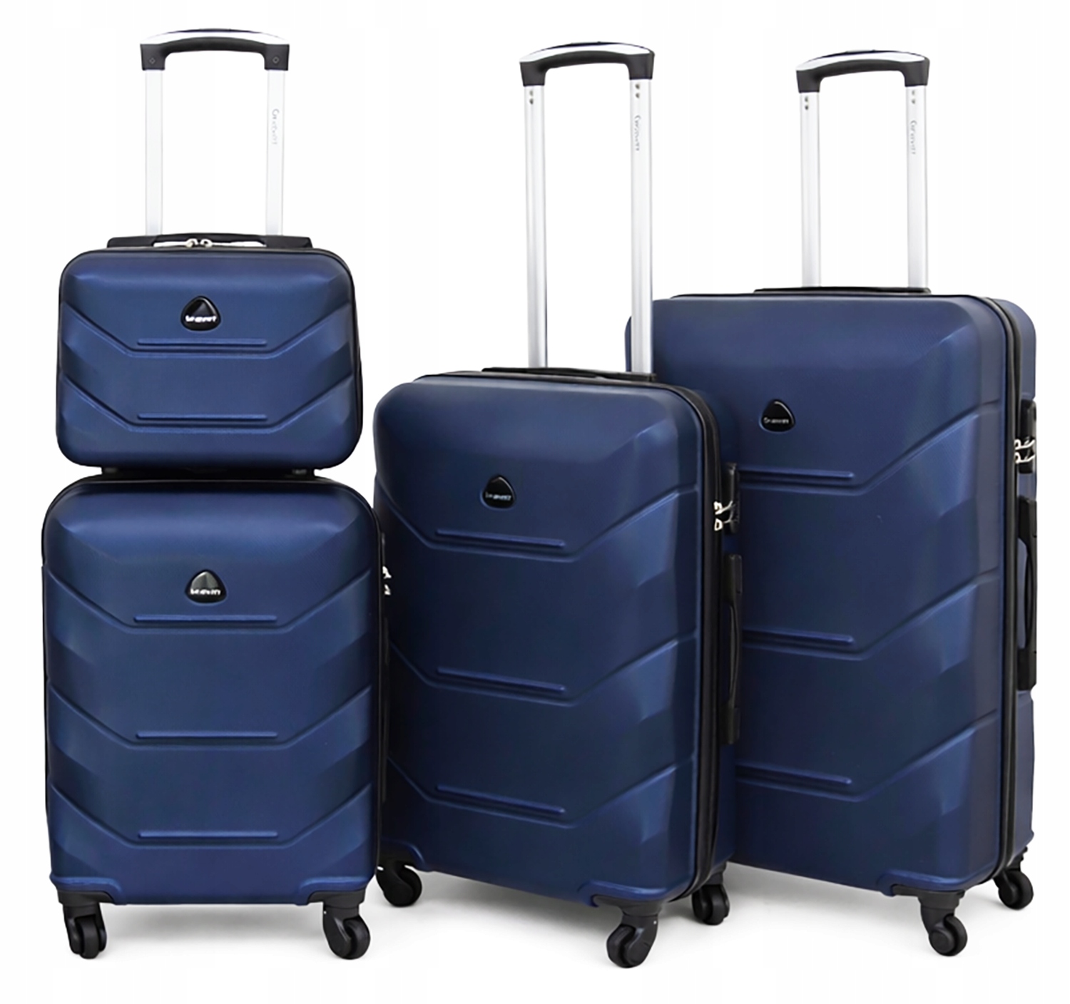 Zestaw Walizek 4w1 Walizka Podróżna Na Kółkach Gravitt 955