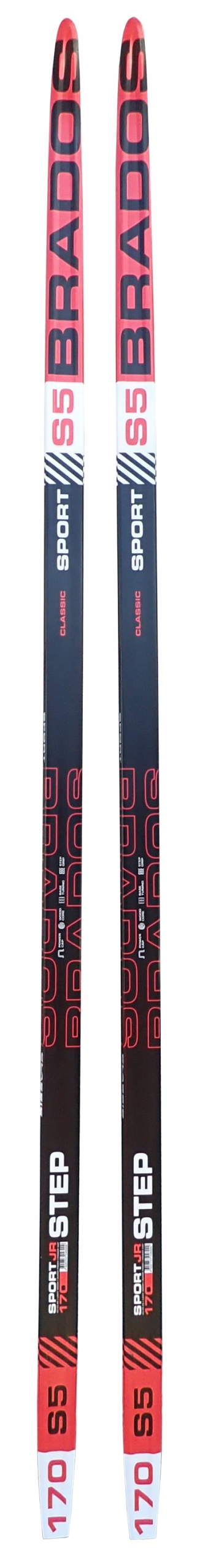 Běžecké lyže Brados se šupinami 150 cm
