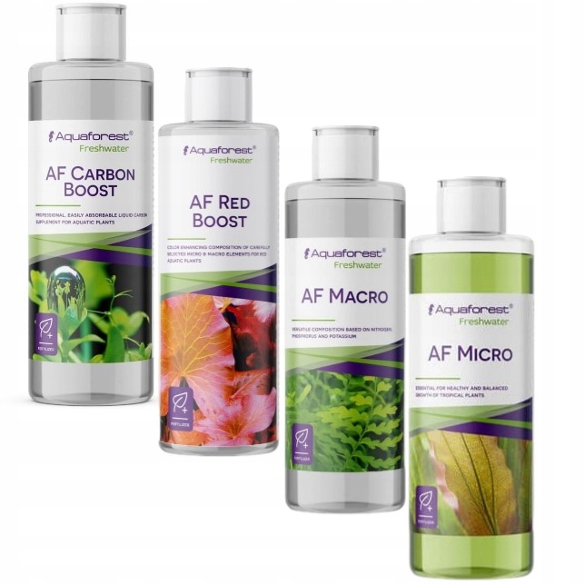 Levně Aquaforest Plant 4x250 ml Hnojivo pro akvárium makro-micro