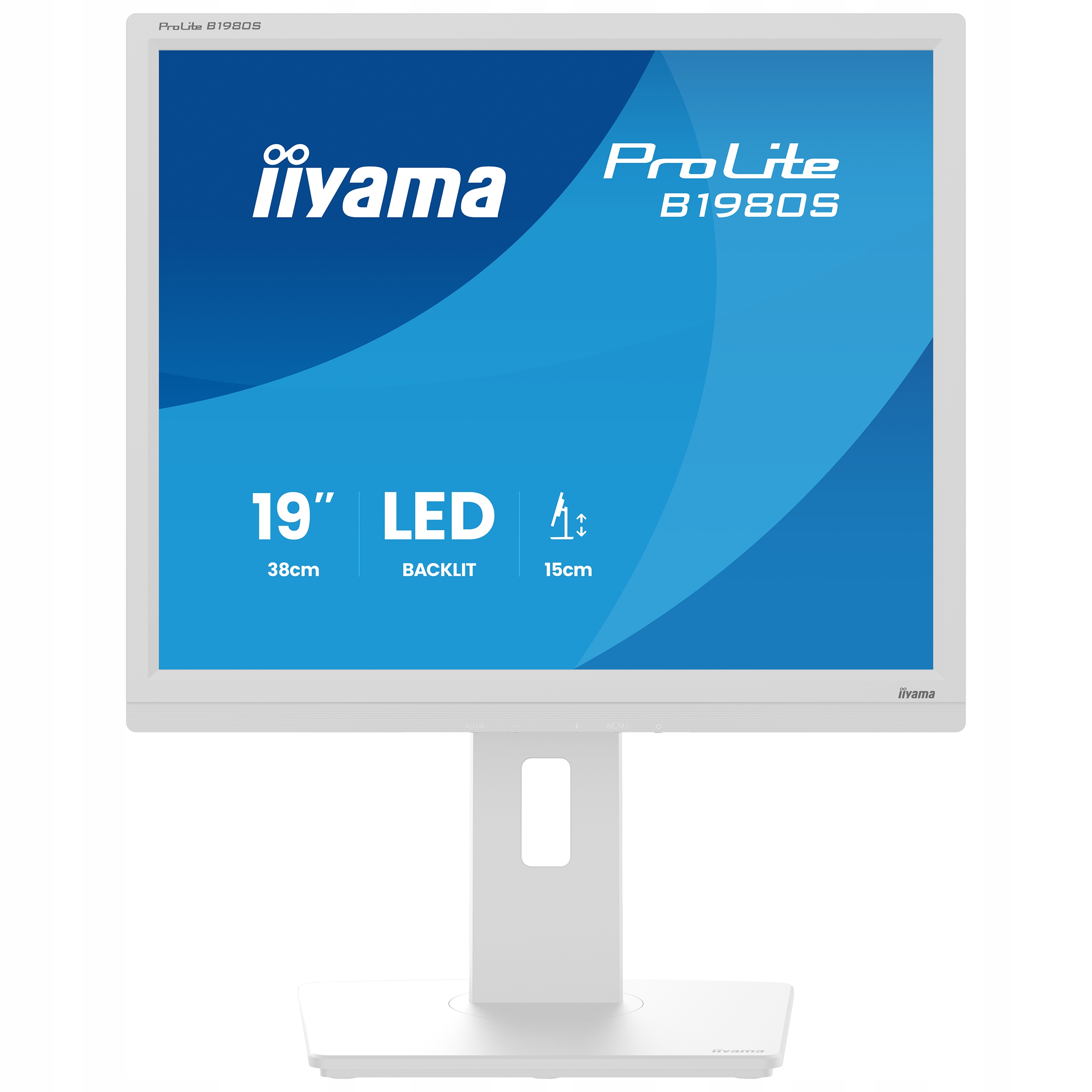 Monitor 19" iiyama ProLite B1980S-W1 Tn Led 5:4 1280x1024 Has Hdmi Dp Pivot