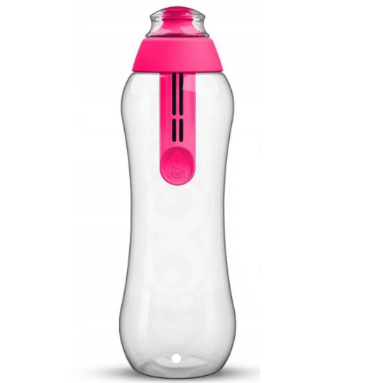 БУТЫЛКА-ФИЛЬТР ДЛЯ ВОДЫ DAFI 0,5 РОЗОВАЯ + ФИЛЬТР