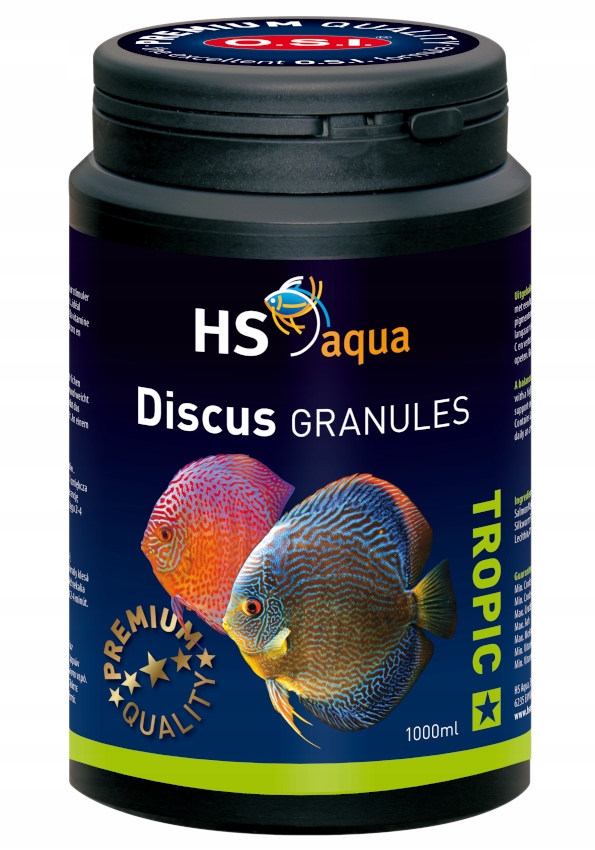 Levně Hs Osi Discus Granules 1000ml/450g Krmivo Diskovce