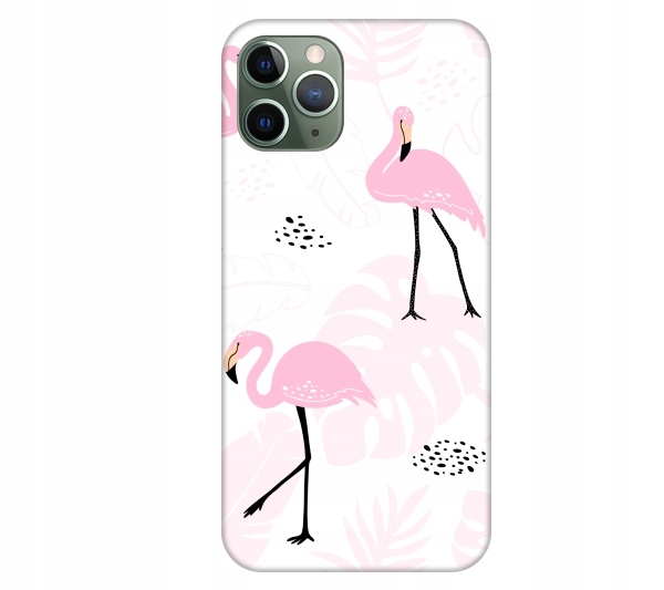 

Etui pokrowiec do iPhone 11 Pro Flamingi lato trop