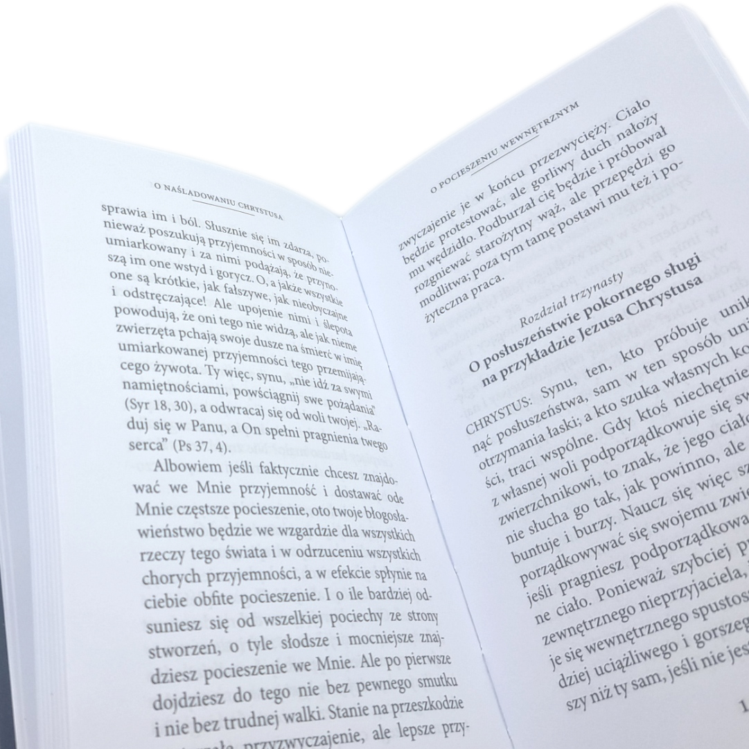 O NAŚLADOWANIU CHRYSTUSA - TOMASZ A KEMPIS - KSIĄŻKA KATOLICKA ISBN 9788375027235