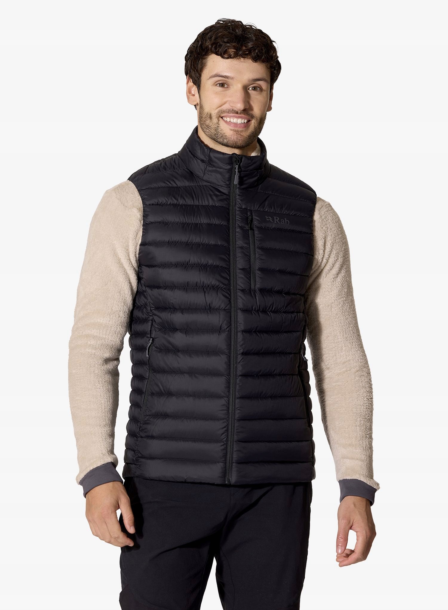 Péřová vesta Rab Microlight Vest blk S