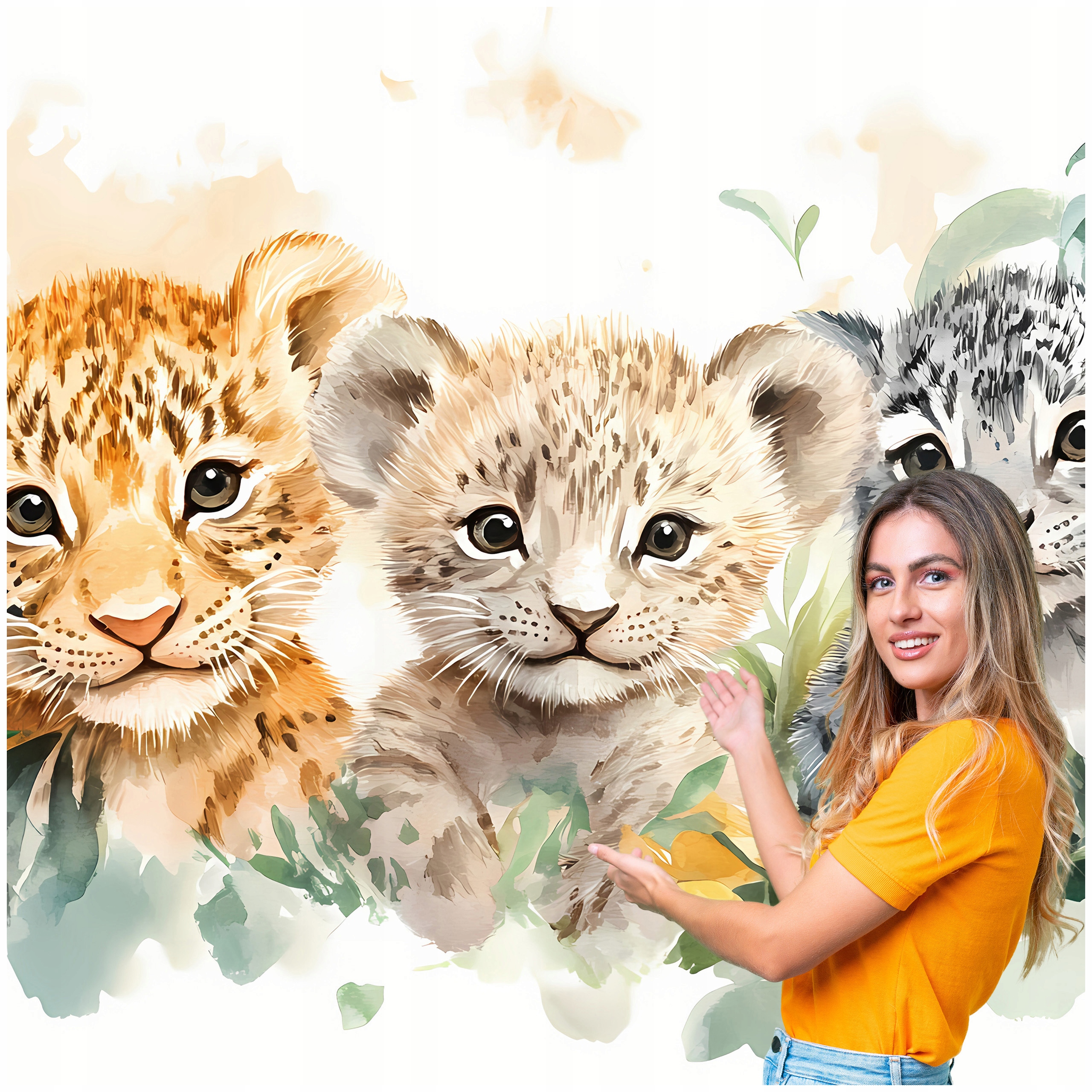 Fototapeta Pre Deti džungľa safari divoké zvieratá 392x260 DS05W