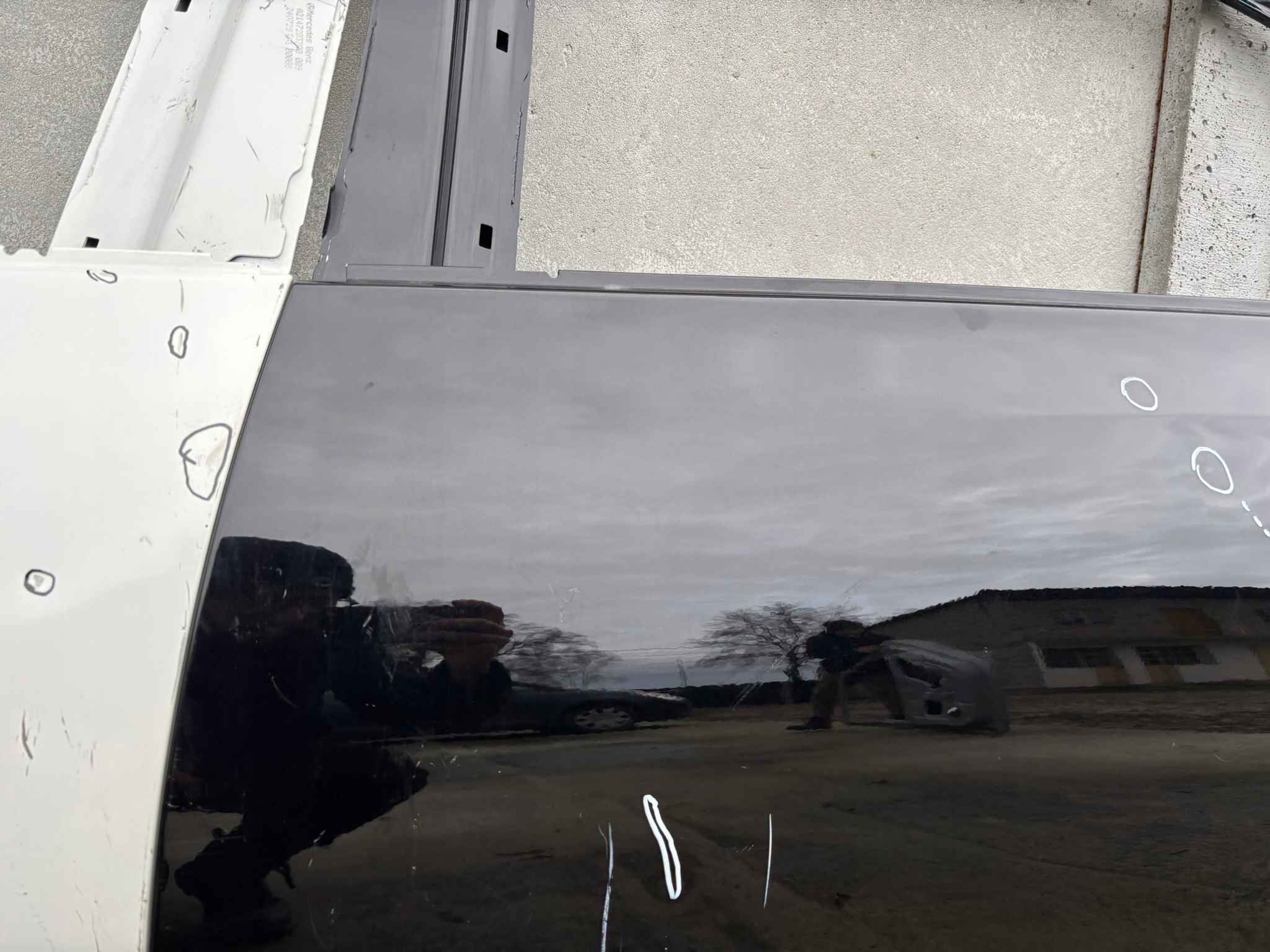 Mercedes-Benz E-Klasse W214 Tür Hinten Links Limousine Door Porta Porte - Thumbnail 11