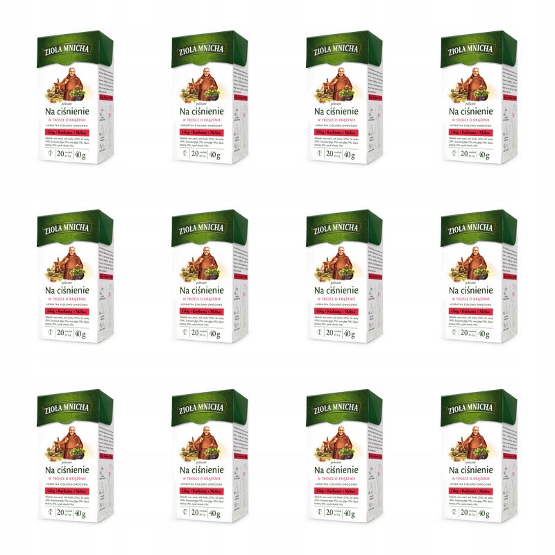 Mnichovy byliny na tlak 20 sáčků /40 g X12