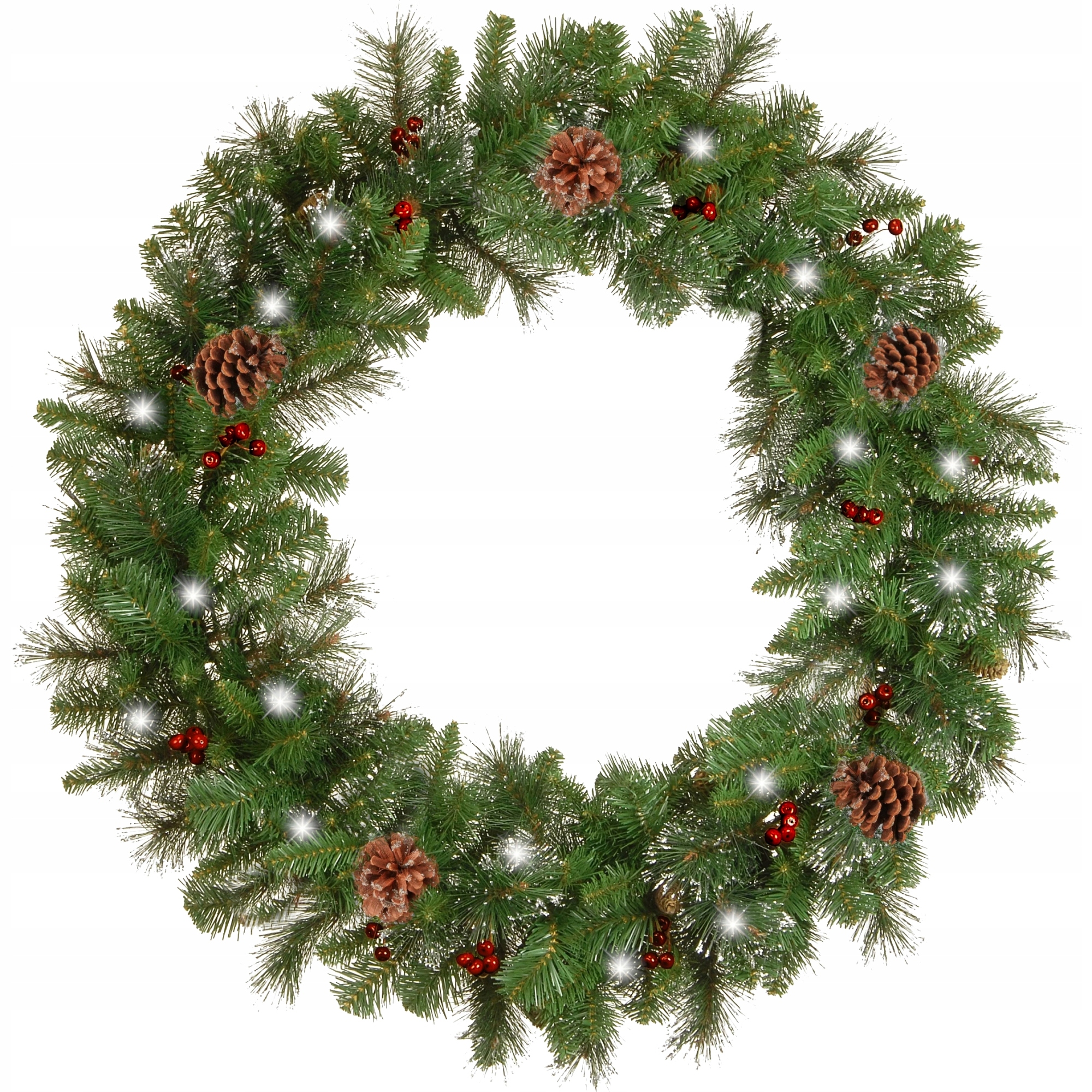 GIRLANDA LED ŚWIĄTECZNA ZIELONA XXL PODŁUŻNA 3M