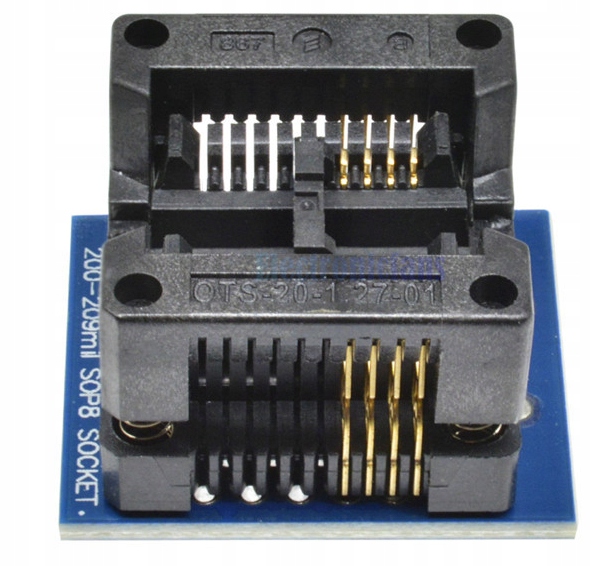 Przejściówka adapter SOP8 200mil na DIP8 Producent chn
