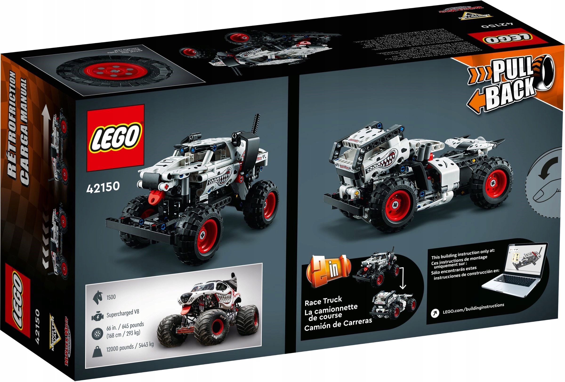 LEGO TECHNIC Jam Monster Mutt Dalmatian 42150 Marka LEGO