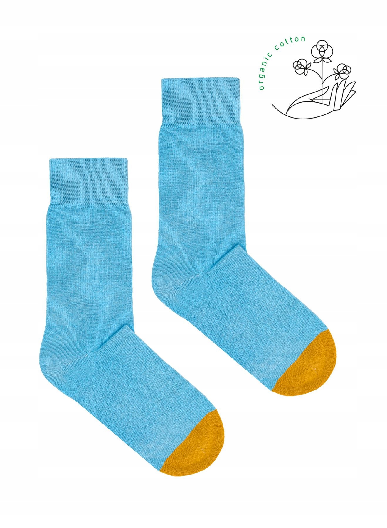 

Skarpetki organiczne błękitne 36-41
