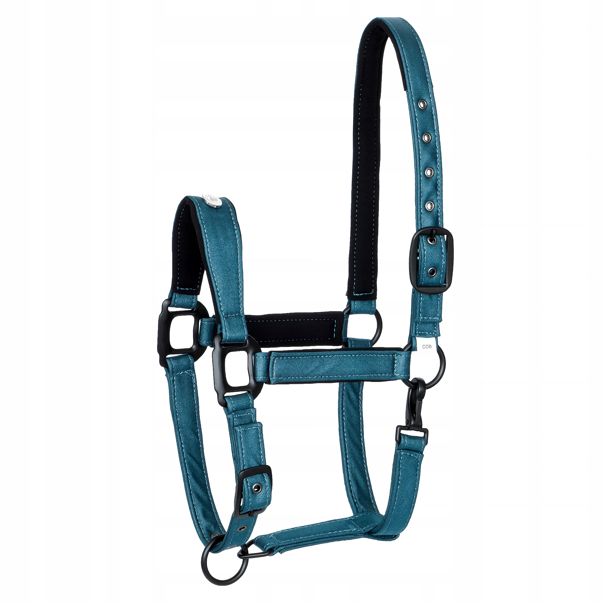 Uzda pro koně Equestrian Queen Stuttgart 26SS podšitý modrým Pony