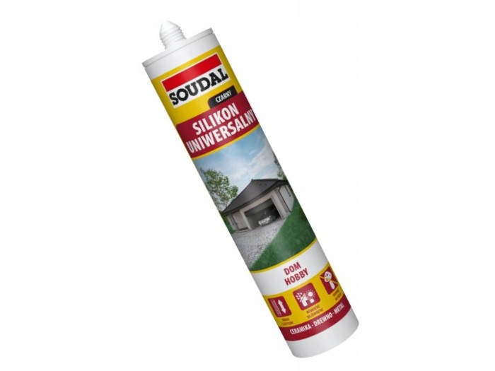

Soudal Silikon Uniwersalny Czarny Dom/Hobby 280 ml
