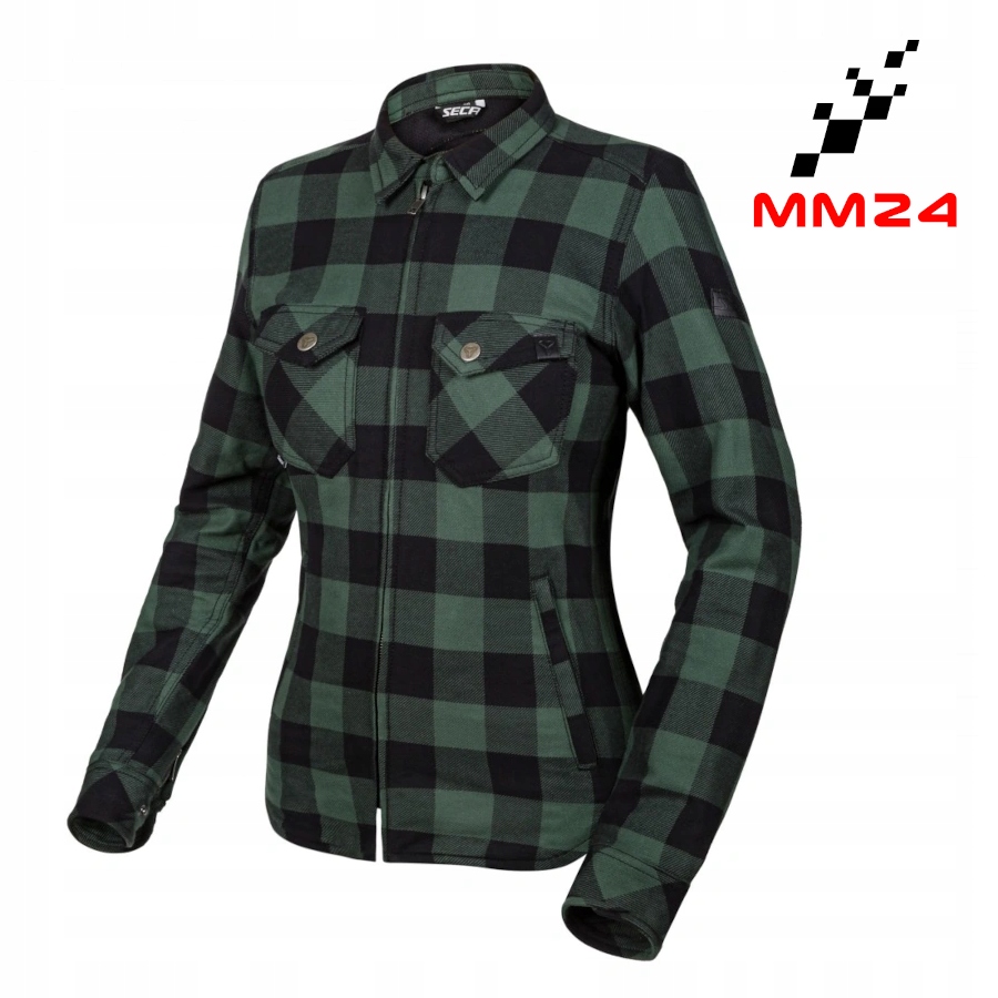 Motocyklová Košeľa Seca Marshal II Lady Flanela Na Leto S Kevlarom veľ. L
