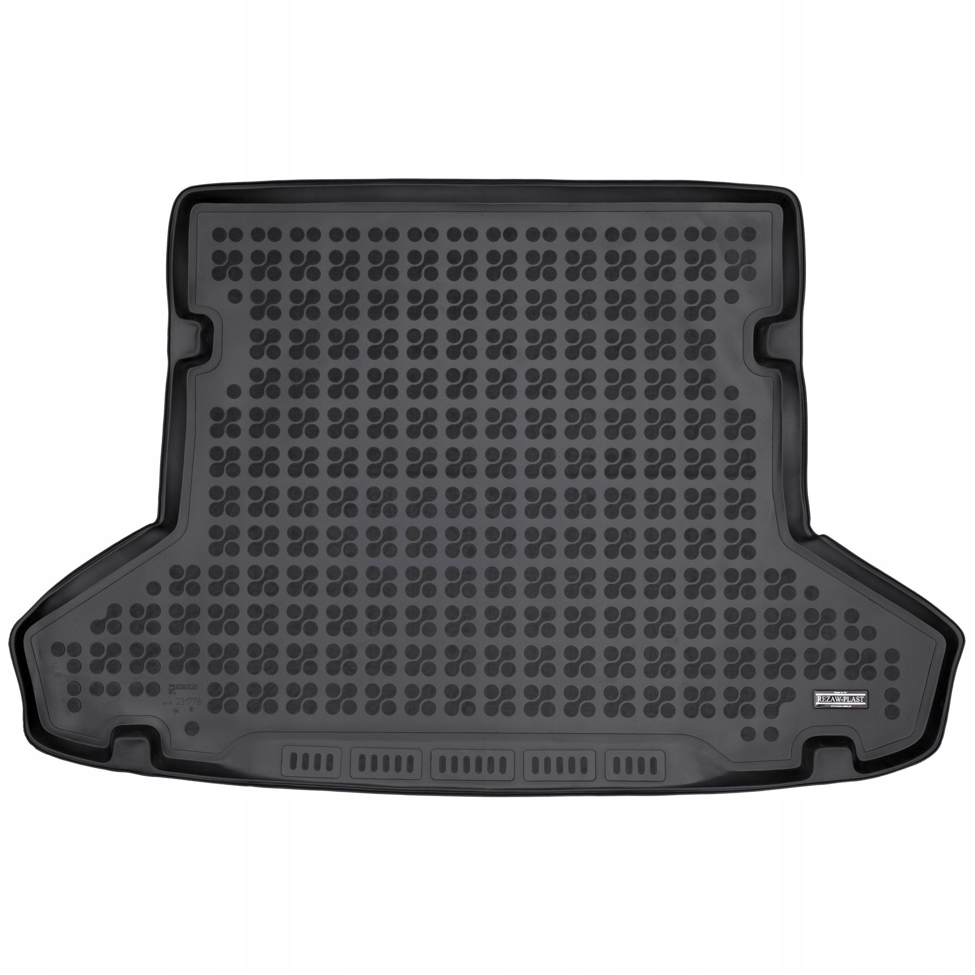 Čierna gumová rohož pre Toyota Prius+ 2011-2015