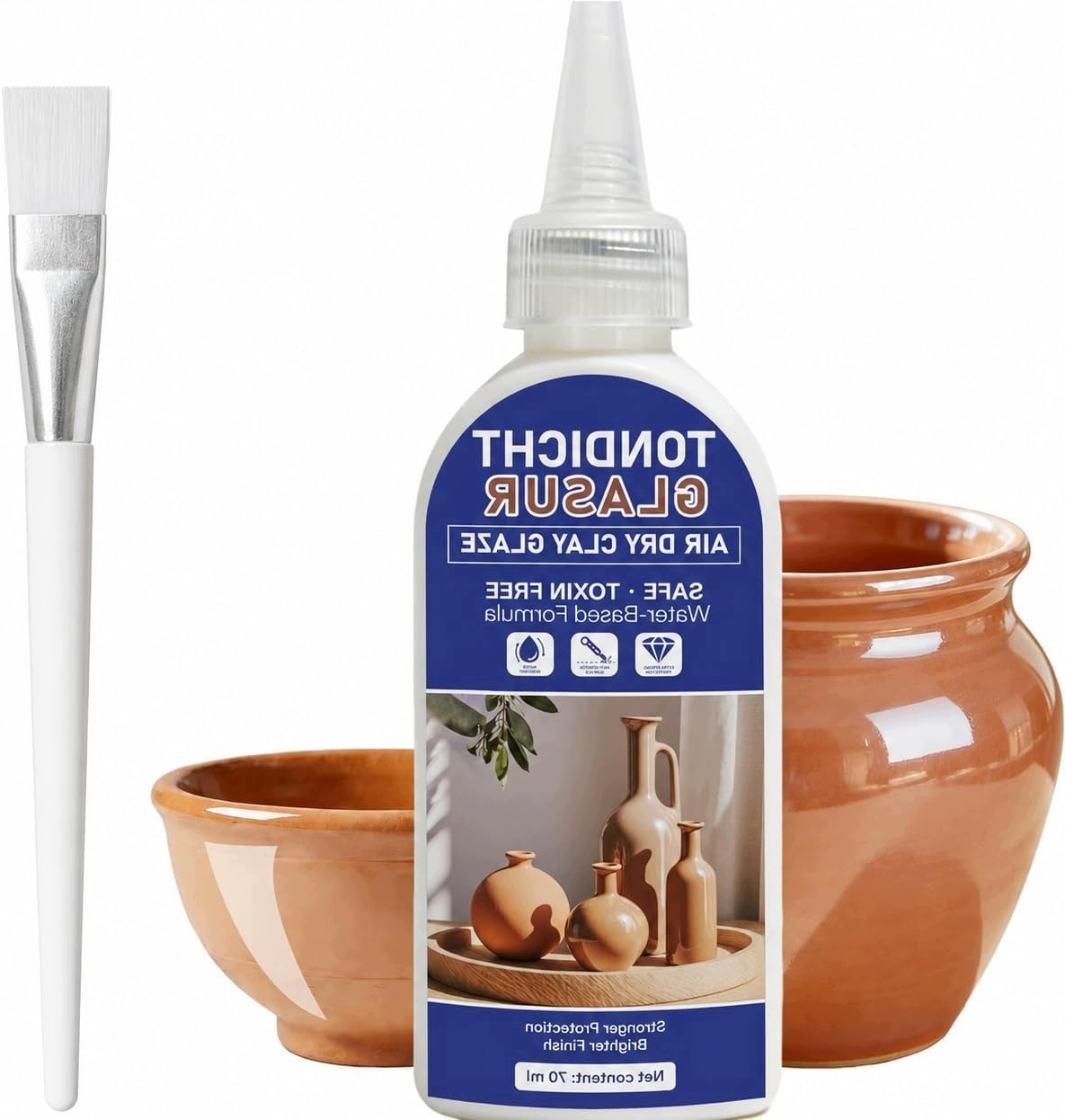 Vodotěsné Těsnění Na Hlínu A Varnish 70 ML Bez Rozpouštědel