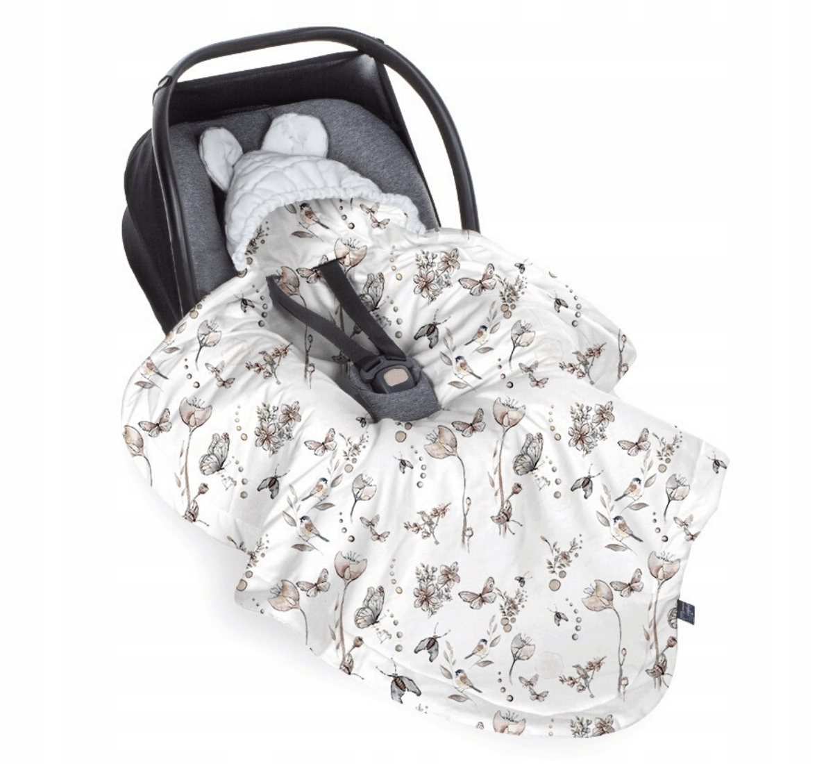 OTULACZ CAŁOROCZNY NA RZEPY DO FOTELIKA BABYSTEPS NATURA GRAY