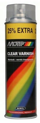 MOTIP - LAKIER AKRYLOWY SPRAY - BEZBARWNY - 500 ml