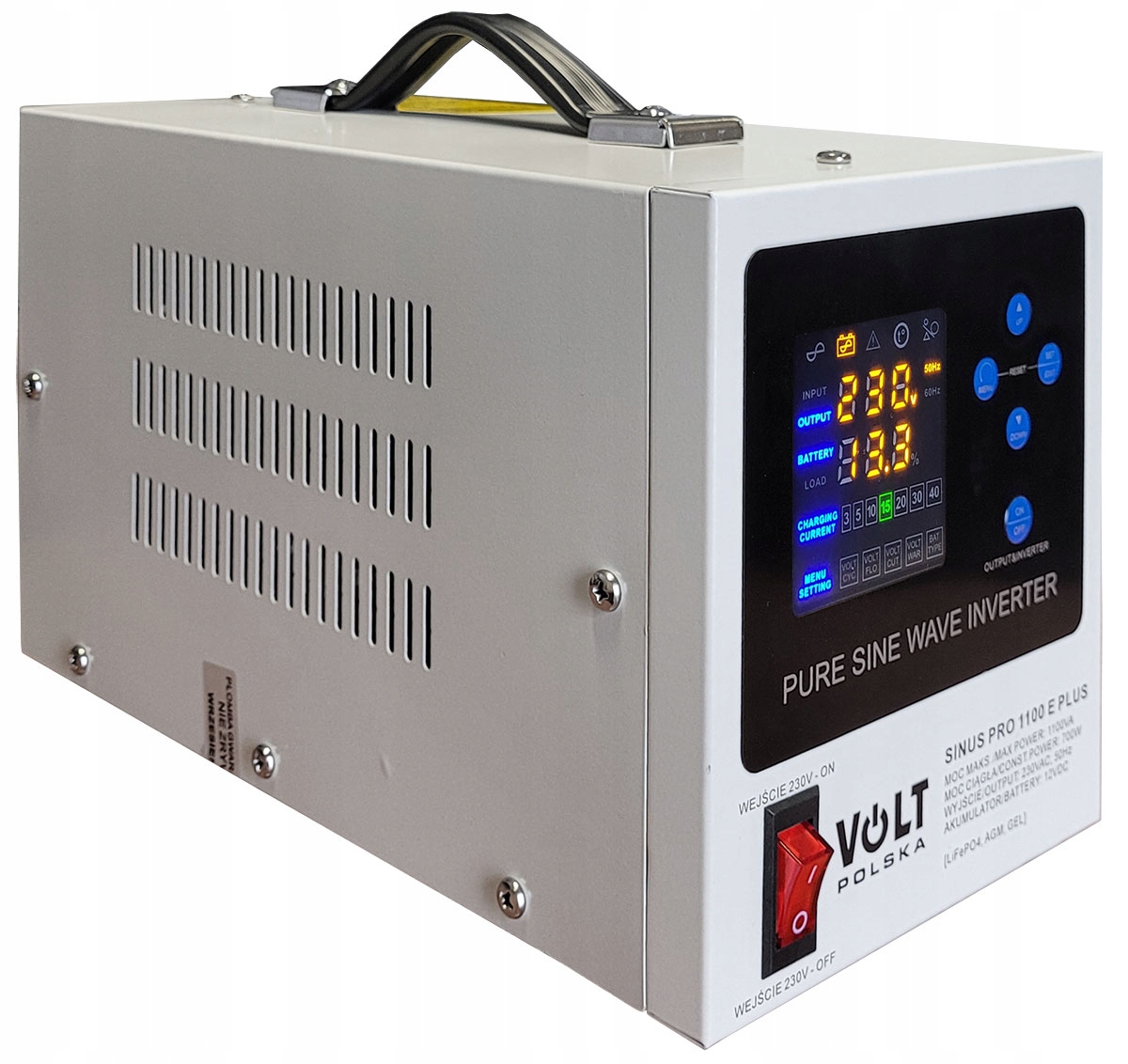 Zasilacz Awaryjny Ups Volt Polska Sinus Pro 1100 E Plus 12/230V 700/1100W