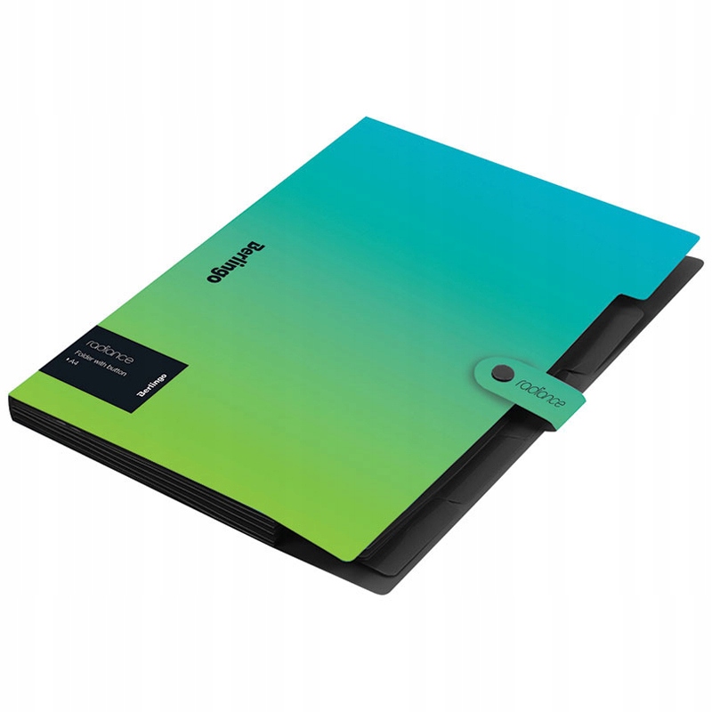 

Teczka na zatrzask, z przegródkami A4 Berlingo