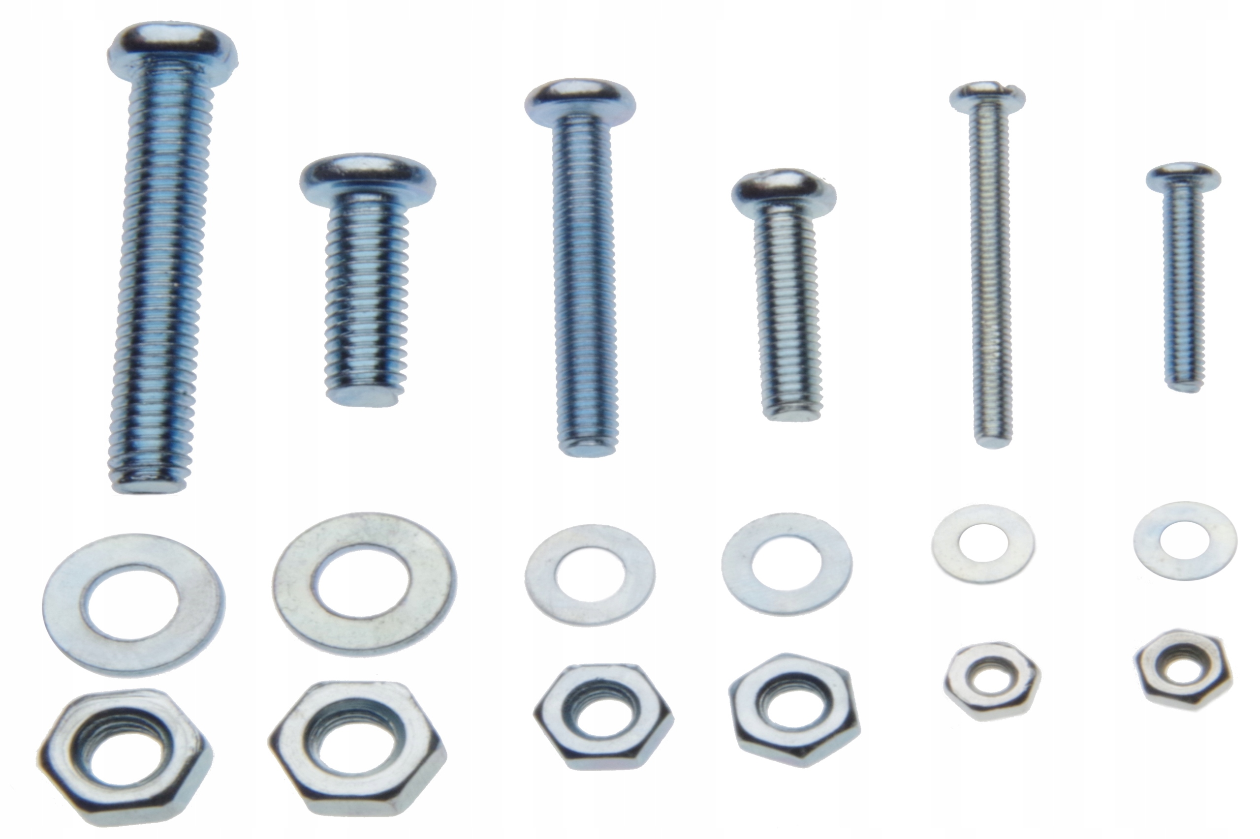 

Zestaw 330 śrubek nakrętek podkładek 2mm 3mm 4mm