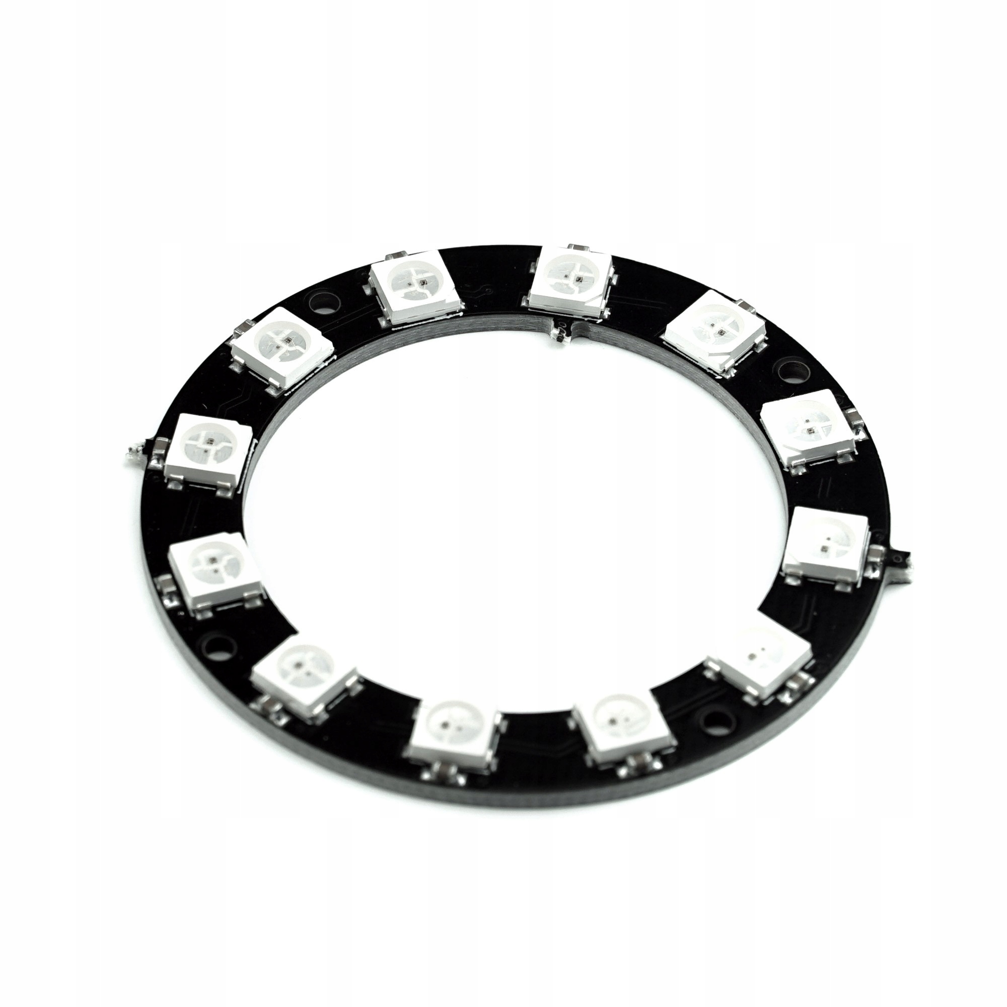 

Pierścień Led ring 12 diod Rgb WS2812B czarny