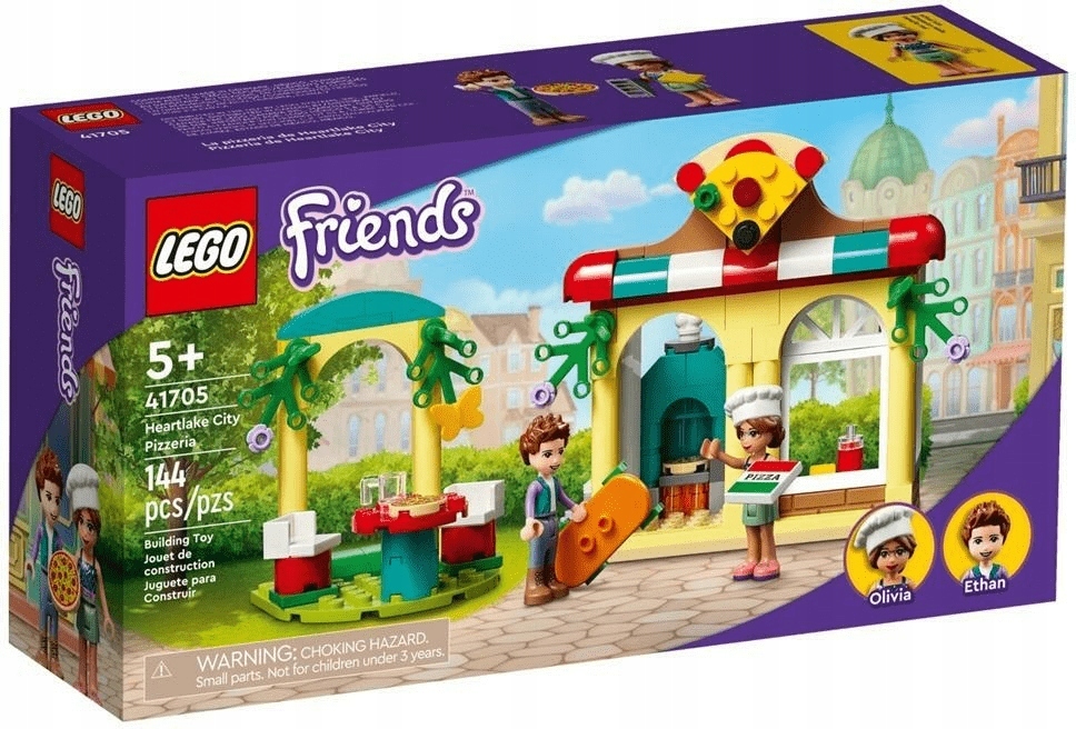 LEGO FRIENDS PIZZERIA W HEARTLAKE CITY RESTAURACJA Stan opakowania oryginalne