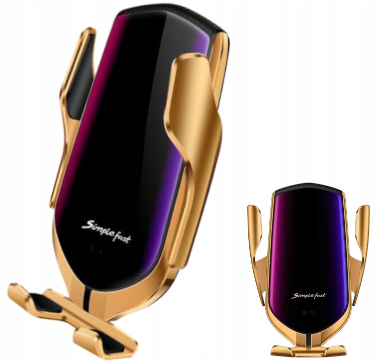 

Automatyczny uchwyt do auta z ładowarką indukcyjną