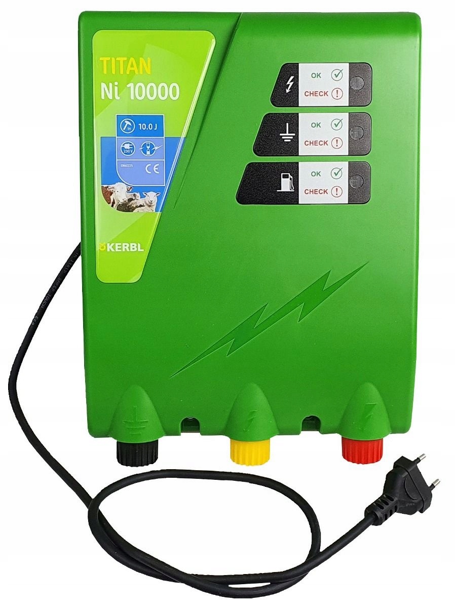 Pastuch Elektryzator Sieciowy 230V Na Dziki Kerbl Titan Ni 10000 10 Juli