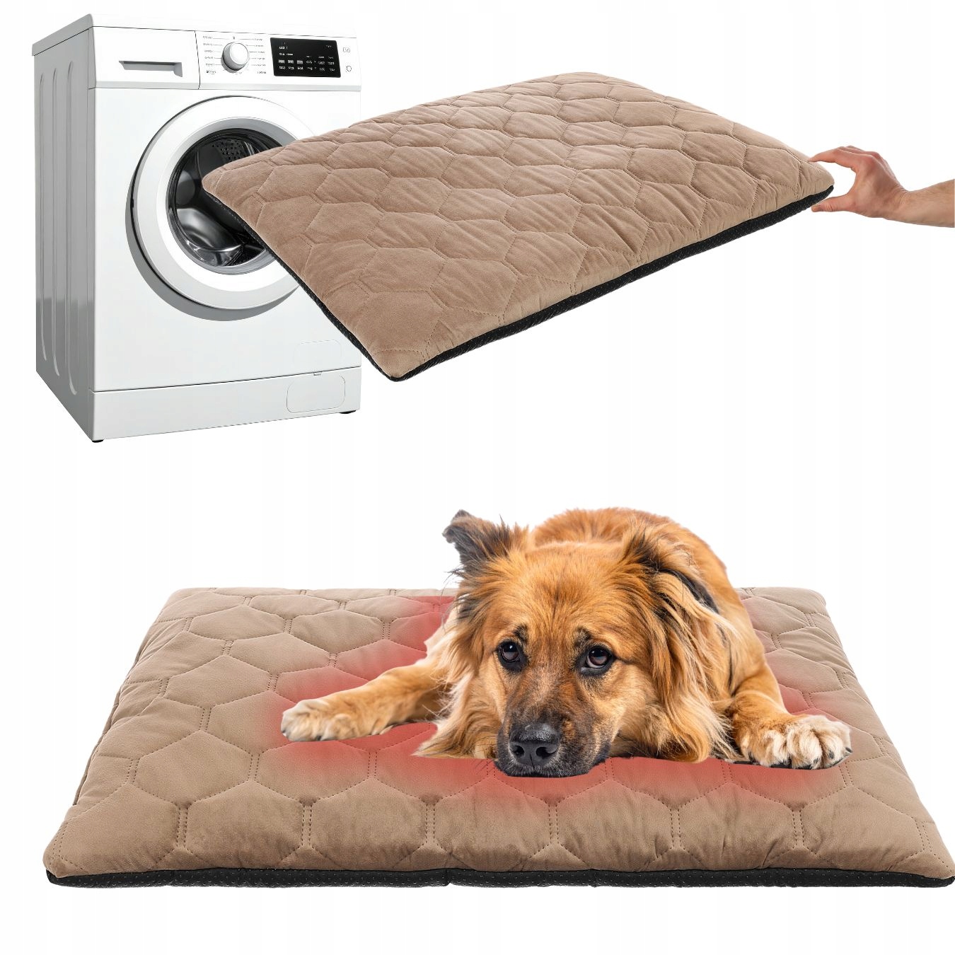 Levně Matrace pro psa Pelíšek Pik silné 6 cm na praní Termoizolační Podložka L