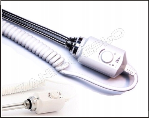 Grzałka elektryczna do grzejnika z termostatem 600 Moc grzewcza 600 W