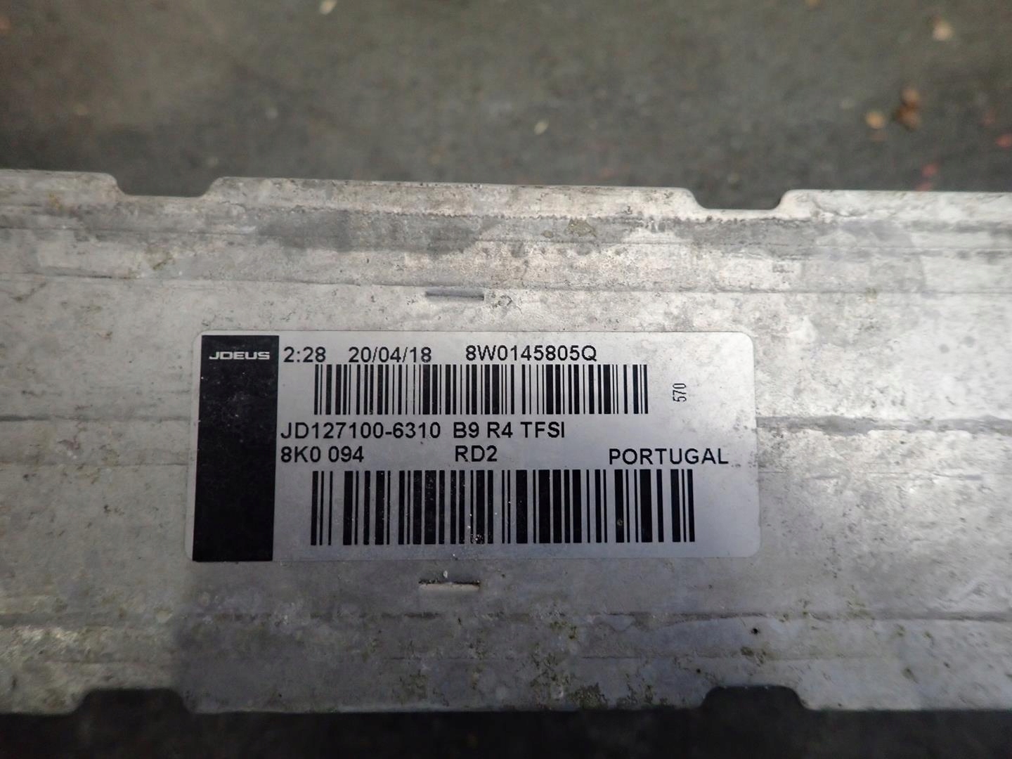 radiator air intercooler AUDI A4 B9 A5 2015- 8W0145805Q