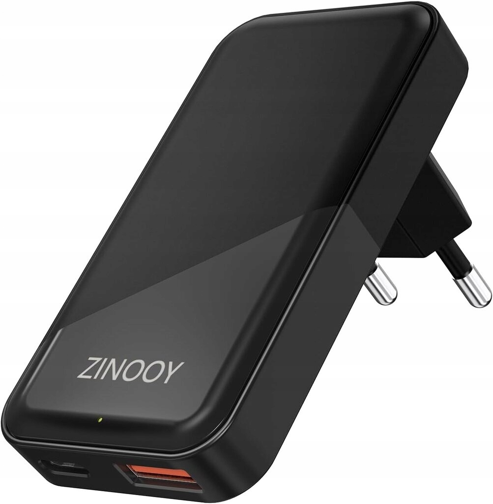 Zinooy Nabíječka Usb C 35W 2 porty Rychlé nabíjení iPhone Android černá