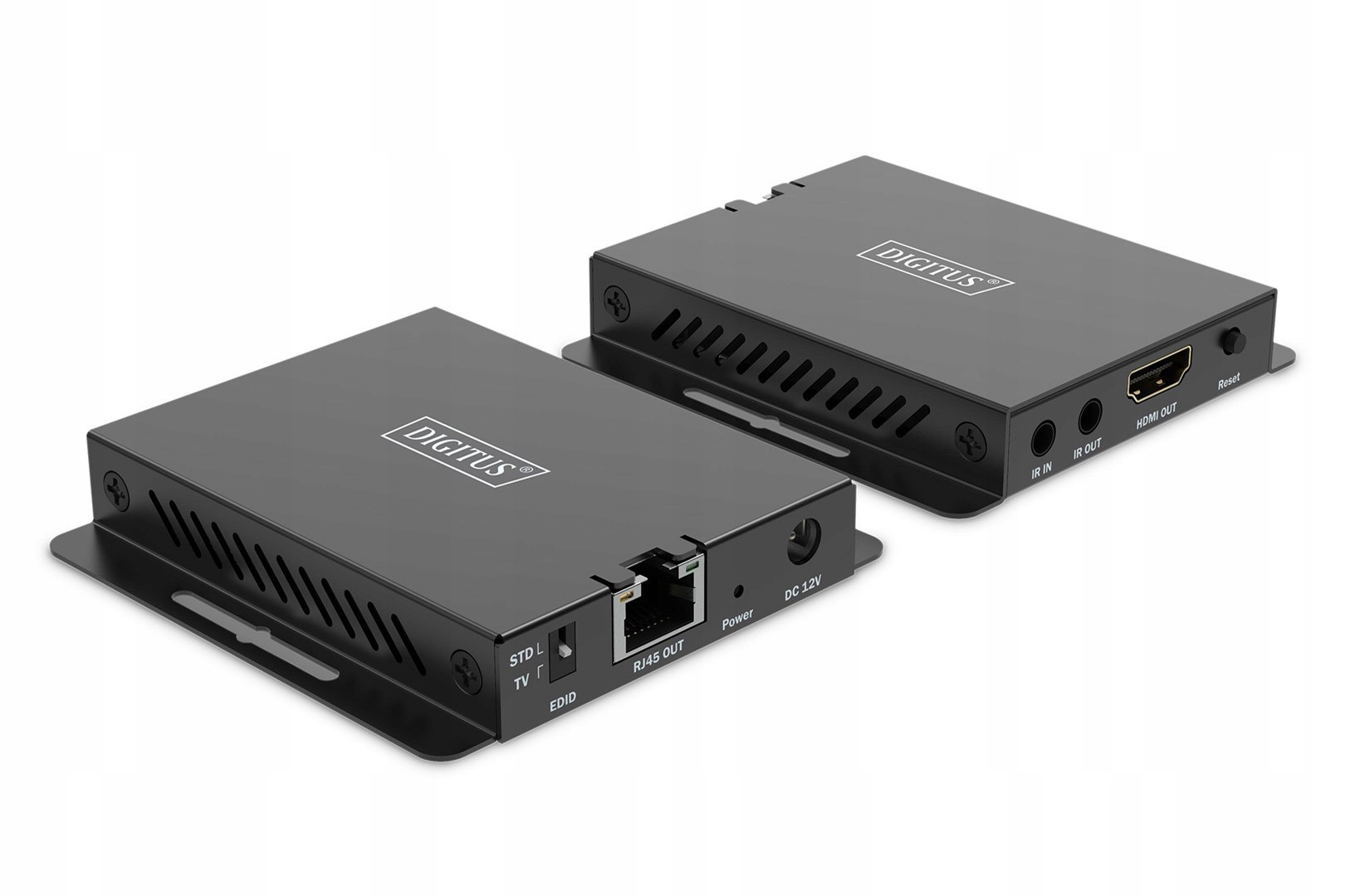 Przedłużacz/Extender Hdmi 4K120Hz 40m po skrętce Hdcp 2.3 Ir Edid (zestaw)