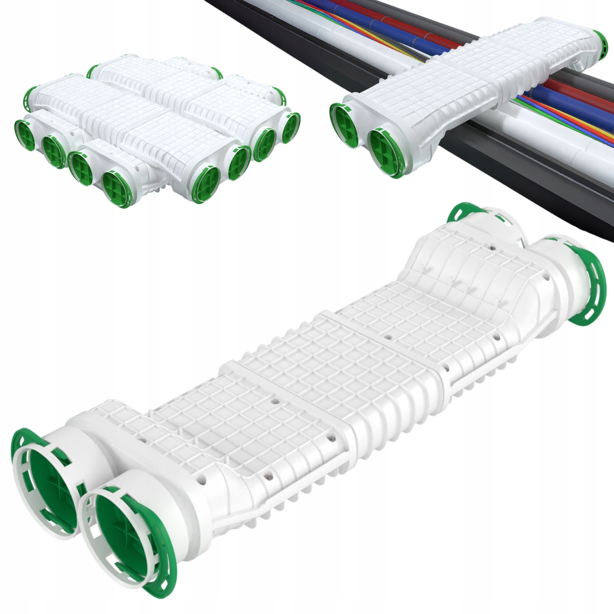 Míječ kabelů flex Dlouhý můstek 2x90 mm